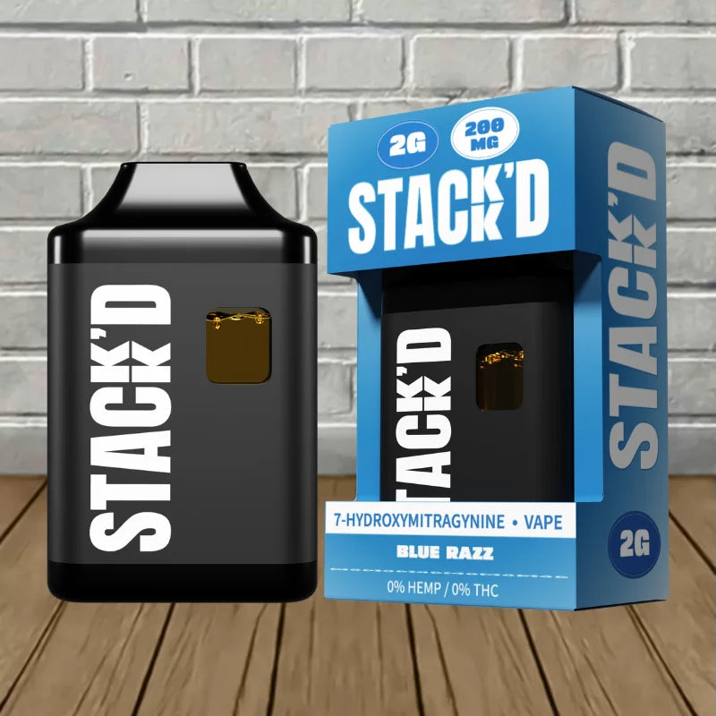 STACK’D Pure 7-Hydroxymitragynine Disposable Vape 2g