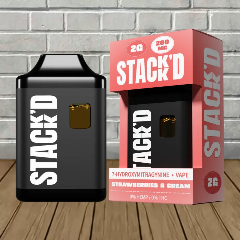 STACK’D Pure 7-Hydroxymitragynine Disposable Vape 2g
