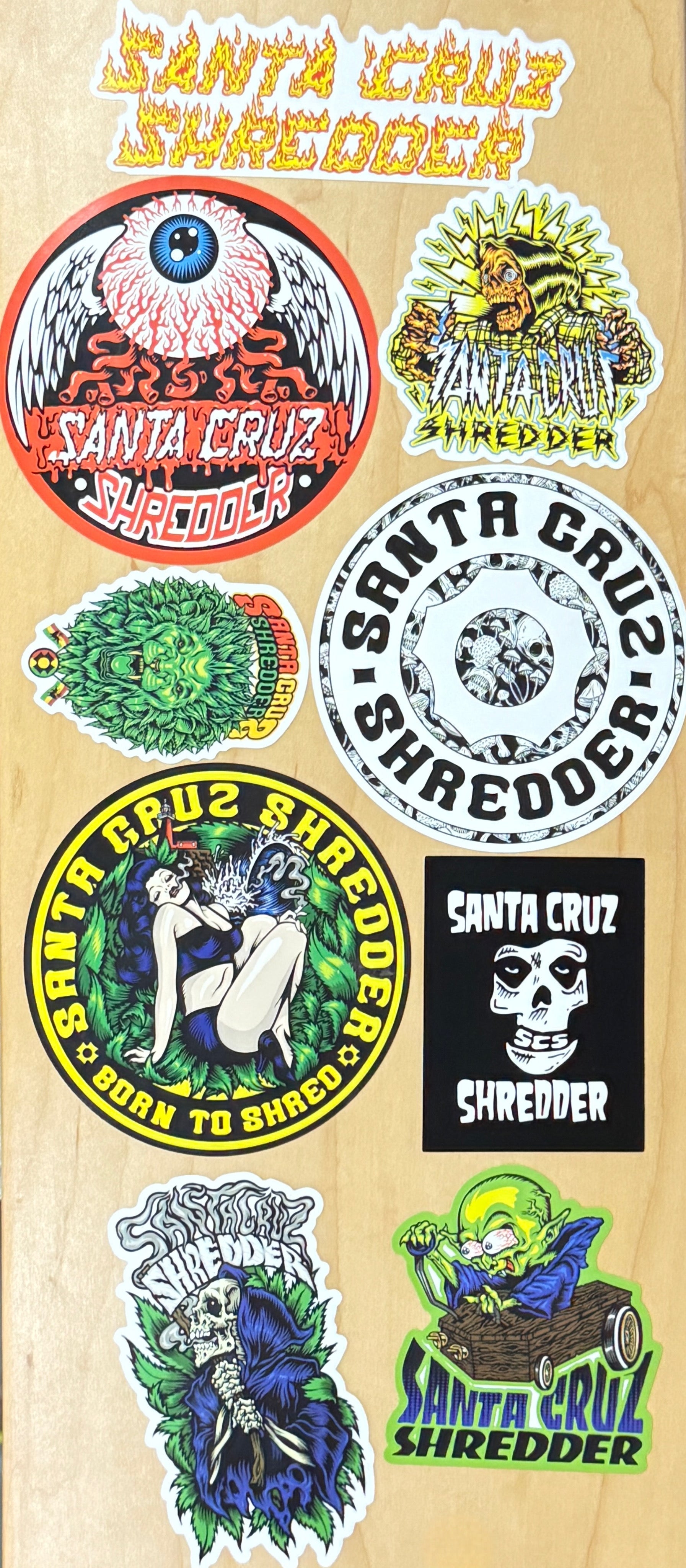 Santa Cruz Shredder Sticker Pack Best Price