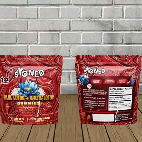 Stoned Blue Lotus + White Lotus Gummies 10000mg Best Price