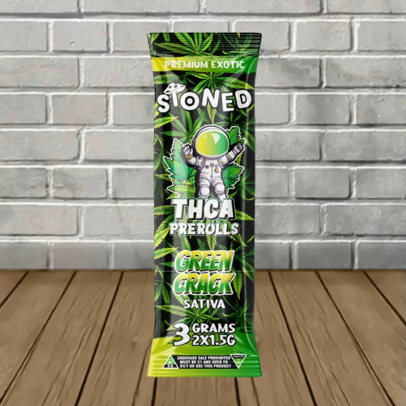 Stoned THCa Prerolls 3g