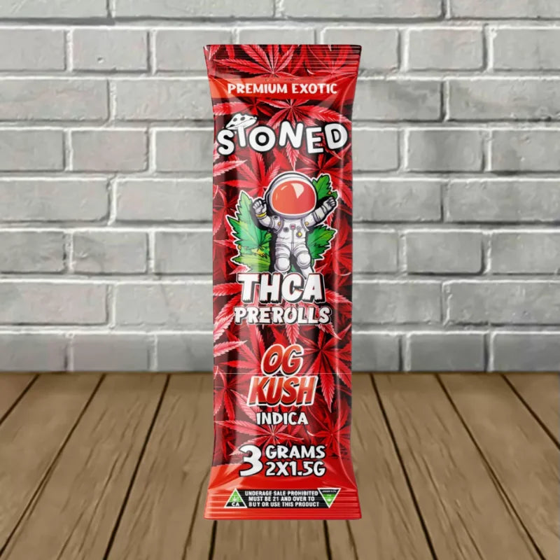Stoned THCa Prerolls 3g