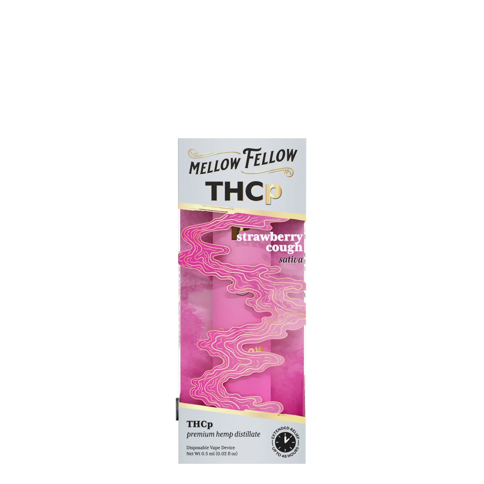 Mellow Fellow THCp 0.5g Disposable Vape - Strawberry Cough (Sativa) Best Price