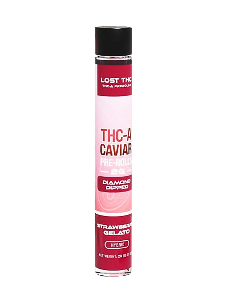 Strawberry Gelato Lost THCA Caviar Diamond Dipped Pre-Roll 2G