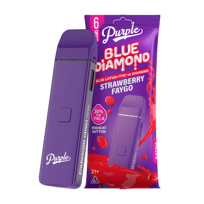Purple Organics Blue Diamond Disposable THCA – 6 Grams