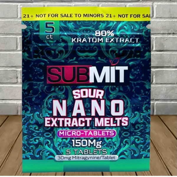 Submit Sour Green Nano Kratom Extract Melts 150mg Best Price