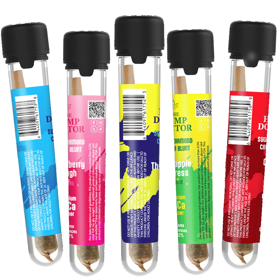 The Hemp Doctor THCA Sugar Diamond Caviar Blunts (3g)