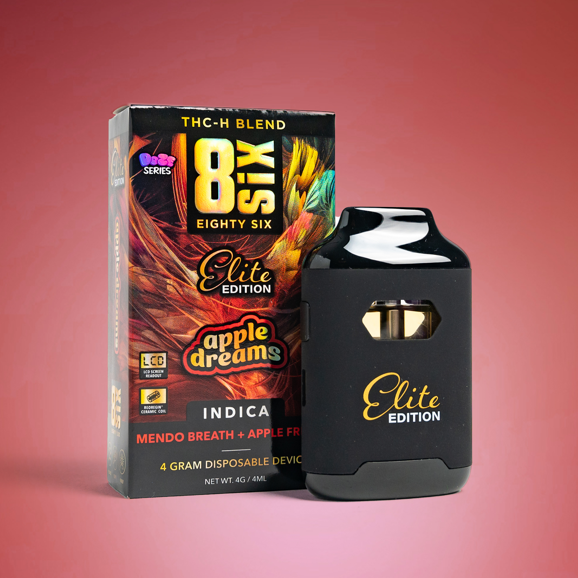 Eighty Six Apple Dreams Elite Edition THCh 4G Disposable Vape (Mendo Breath) Best Price