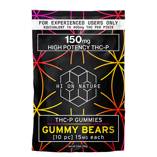 Hi On Nature 150mg High Potency THC-P Gummies - 2 Flavors Best Price