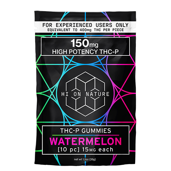 Hi On Nature 150mg High Potency THC-P Gummies - 2 Flavors Best Price