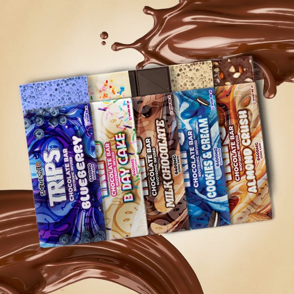 SporesMD Trips Chocolate Bar Nootropic Infused 6400mg