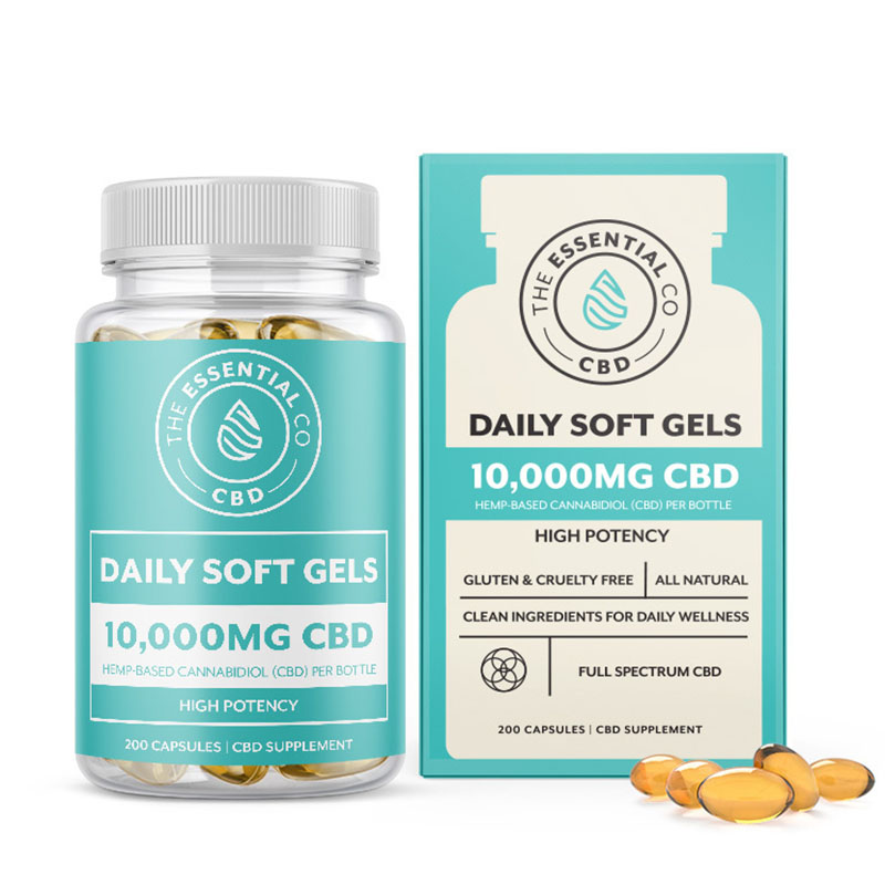Ultra Full Spectrum CBD Gel Capsules – The Essential Co.