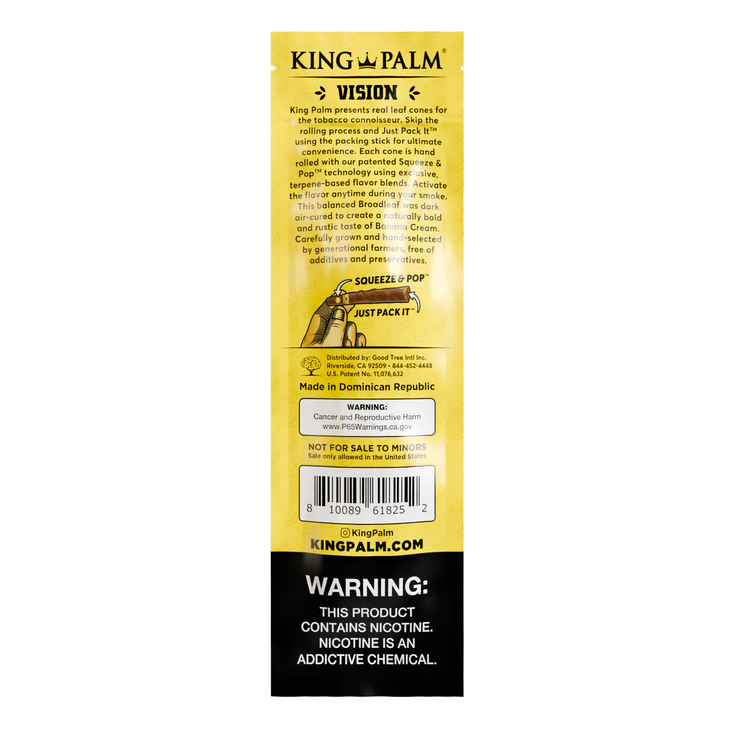 Tobacco Cones – Banana Cream King Palm Best Price