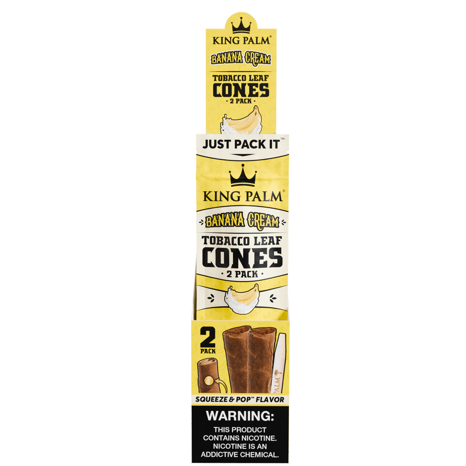 Tobacco Cones – Banana Cream King Palm Best Price