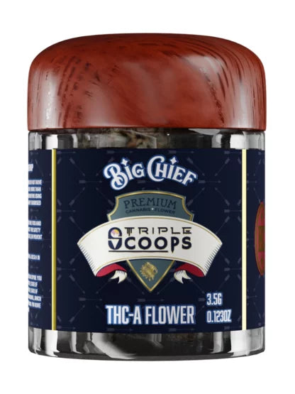 Triple Scoops Big Chief THC-A Flower 3.5G Best Price