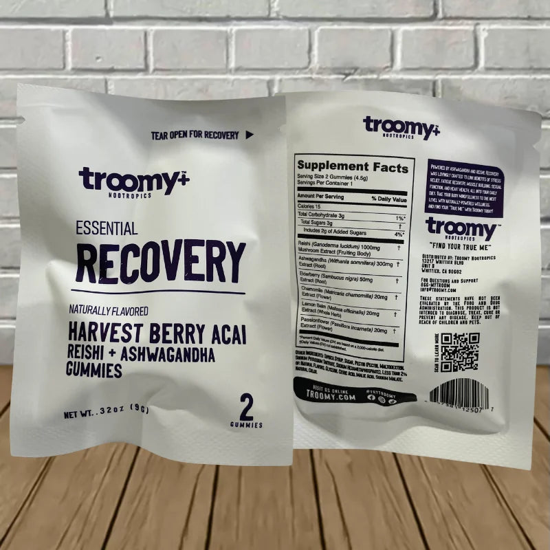 Troomy Nootropic Mushroom Gummy 2ct Travel Packets Best Price