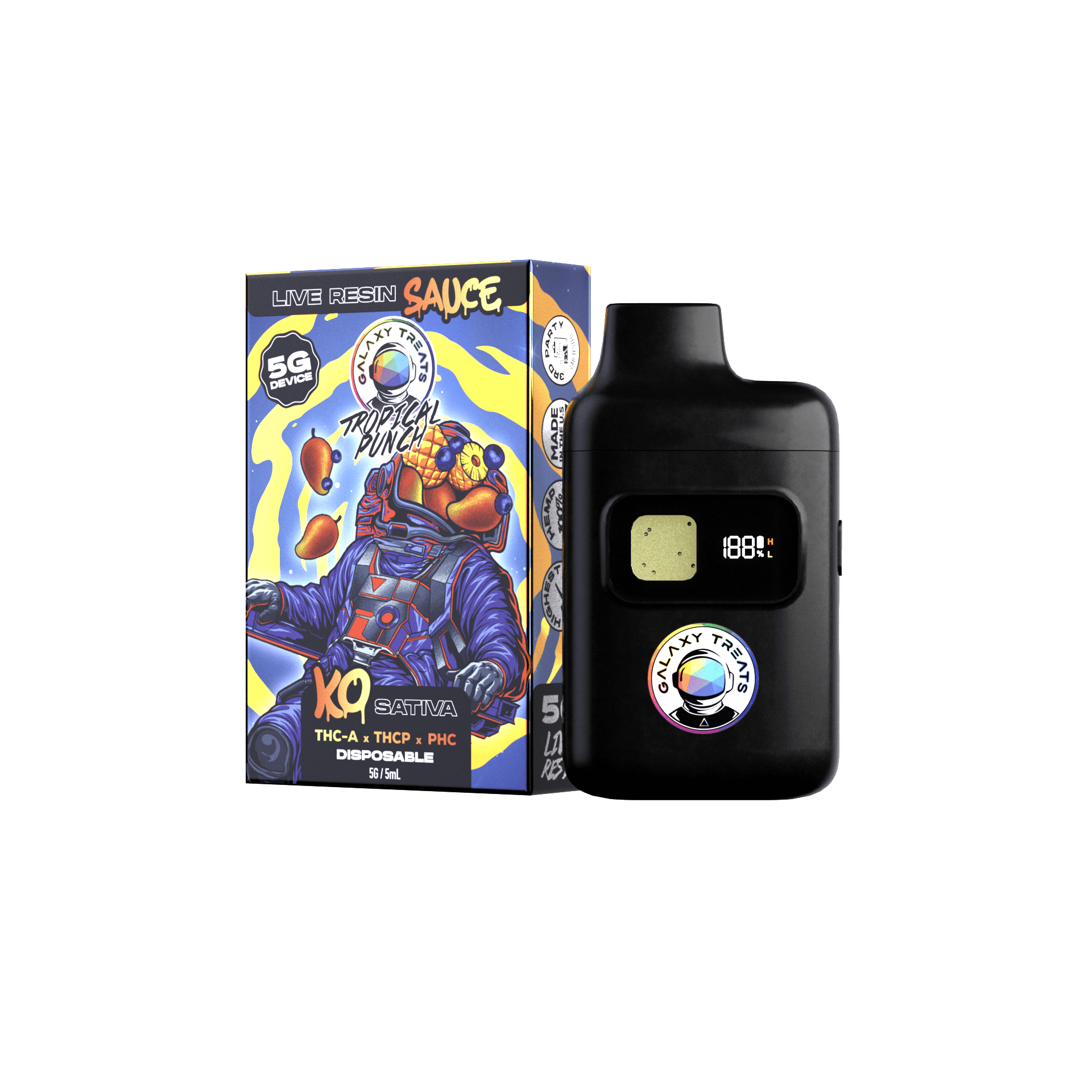 Galaxy Treats Tropical PunchLive Resin Disposables Best Price