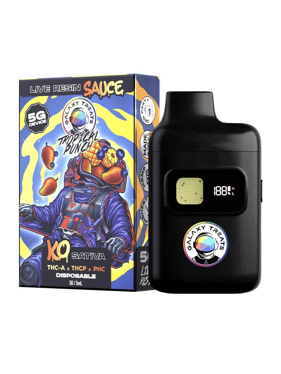Tropical Punch Galaxy Treats KO Live Resin Sauce Disposable 5G Best Price