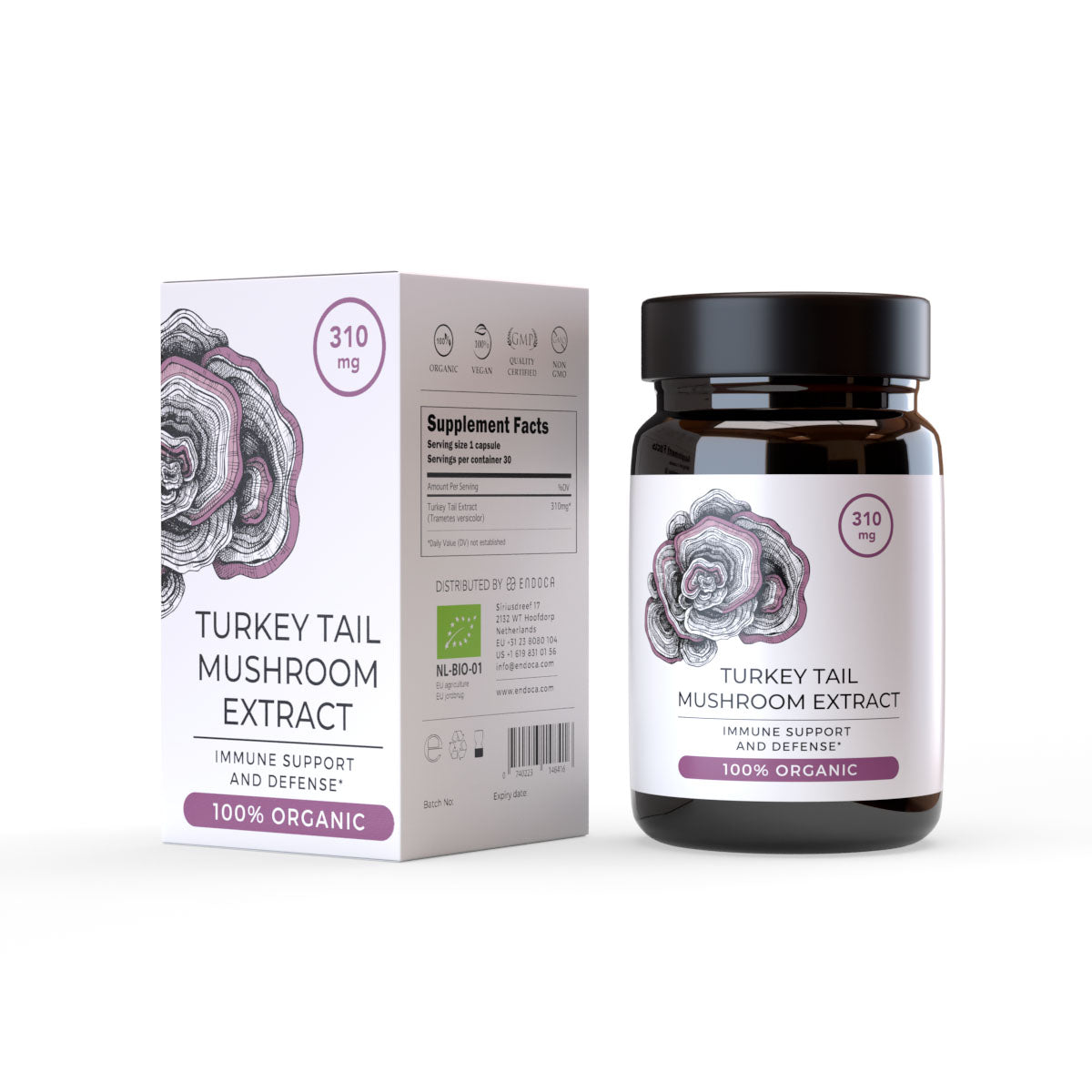 Endoca Turkey Tail Mushroom Extract Best Sales Price - CBD