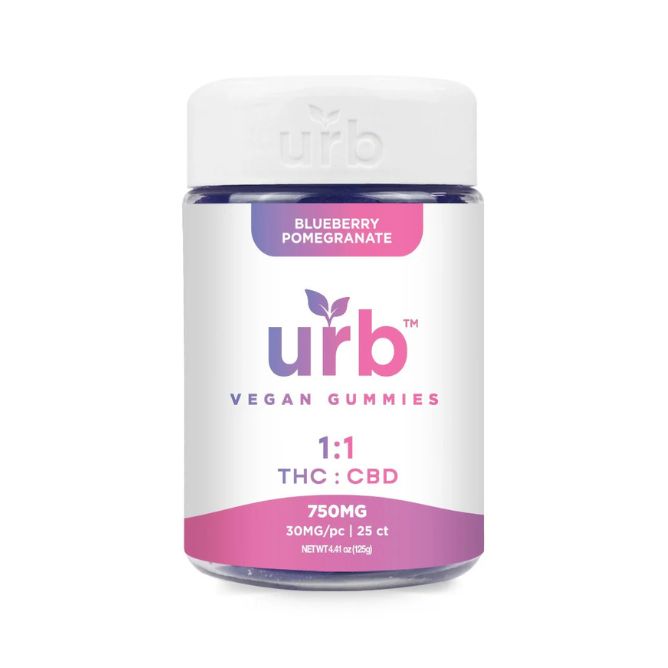 Urb 1:1 THC CBD Gummies 750mg 6pc Best Price