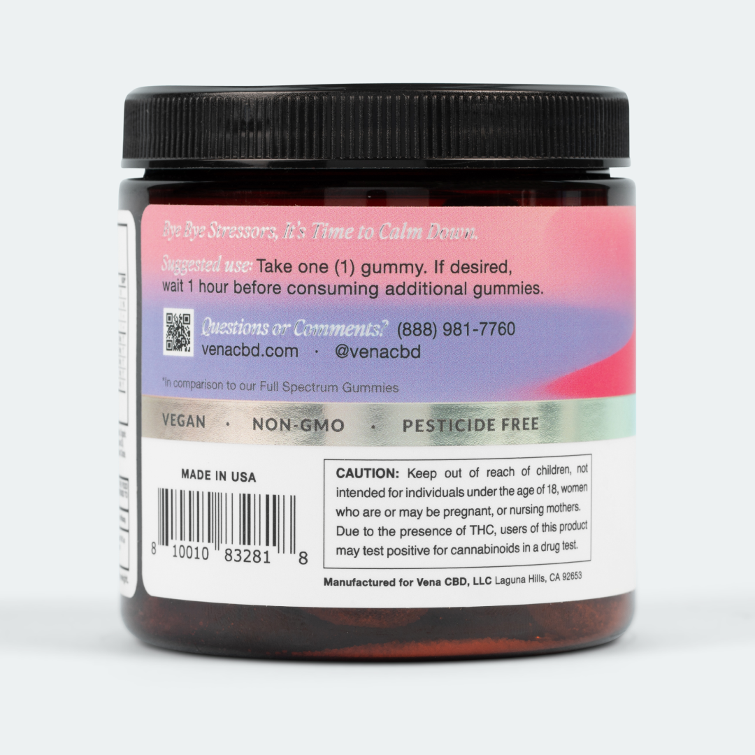 Vena CBD No Worries Extra Strength Relief Gummies (Free)