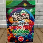 Viva La Shroom Mushroom + D8 Infused Gummies 5000mg Best Price