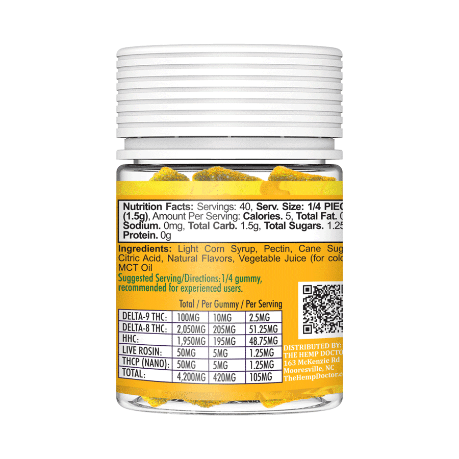 The Hemp Doctor Phuk’d Up | 420mg THC Blend Gummies