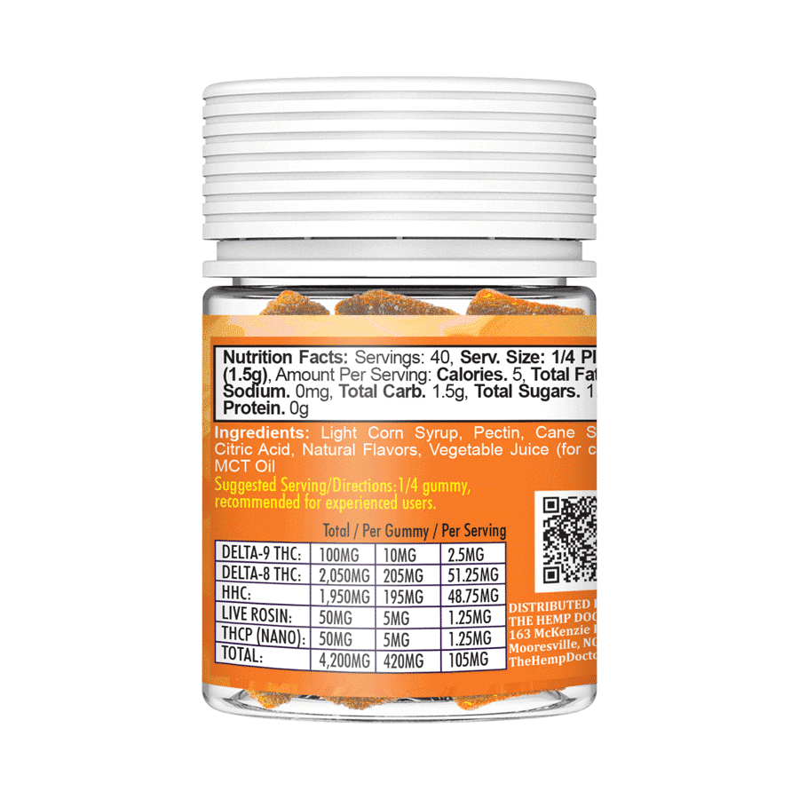 The Hemp Doctor Phuk’d Up | 420mg THC Blend Gummies