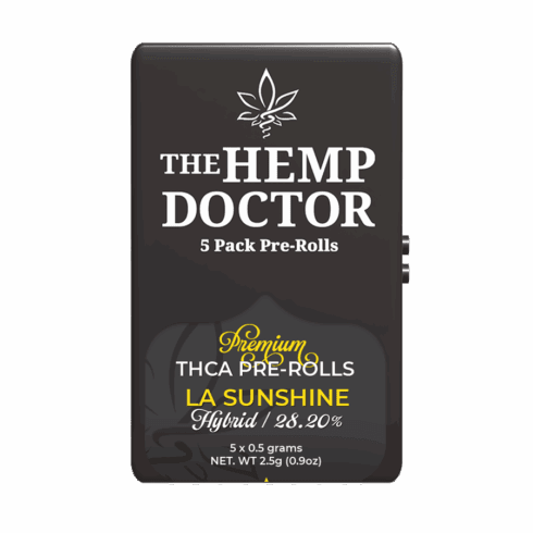 The Hemp Doctor THCA Premium PreRoll Tins (5pk)