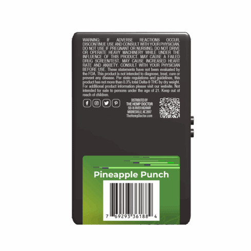The Hemp Doctor THCA Bubble Hash Infused PreRoll Tins (5pk)