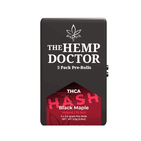The Hemp Doctor THCA Bubble Hash Infused PreRoll Tins (5pk)