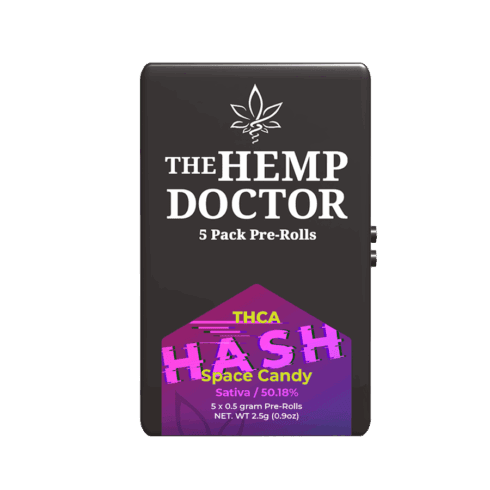 The Hemp Doctor THCA Bubble Hash Infused PreRoll Tins (5pk)
