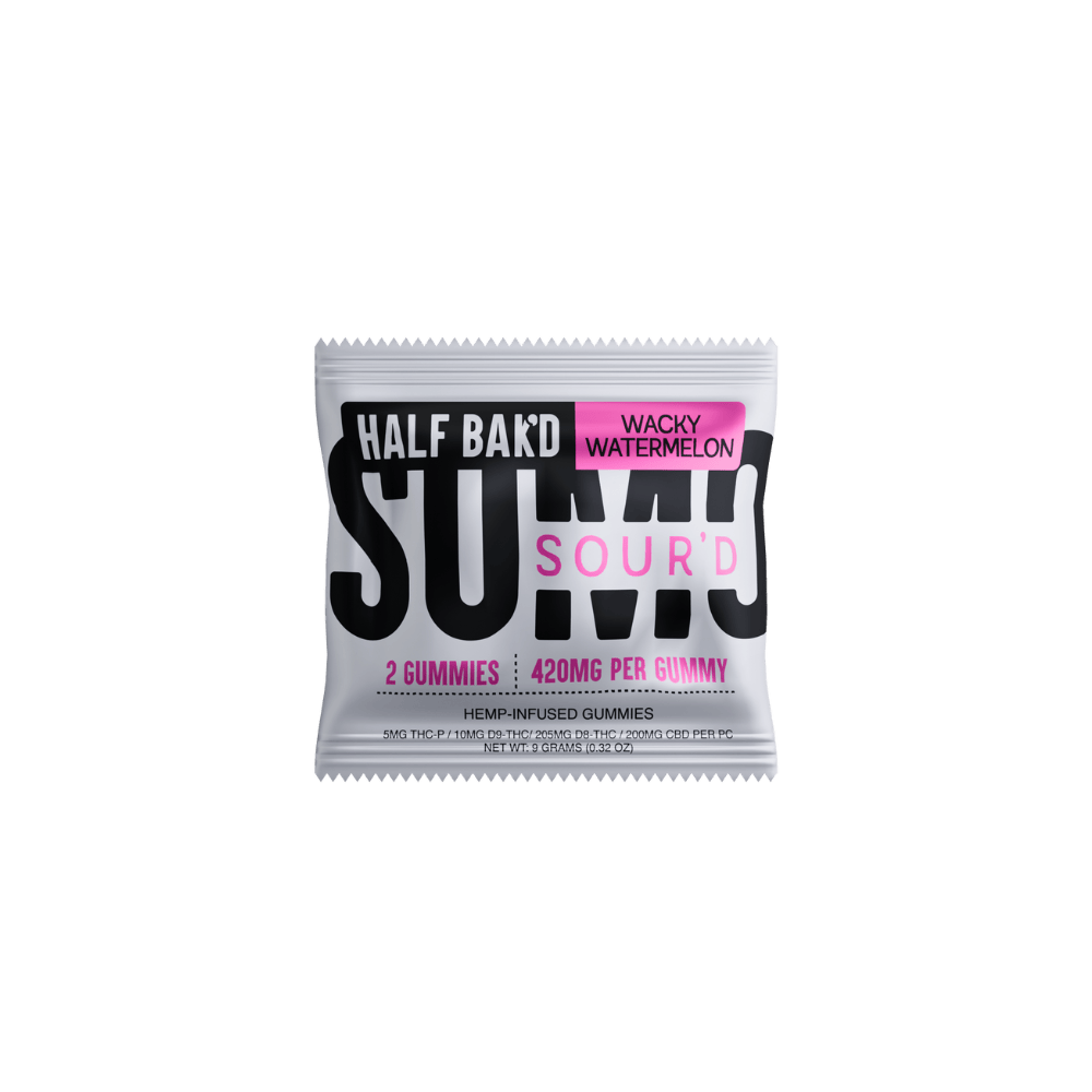 Half Bak’d Wacky Watermelon | SOUR'D SUMO Gummies