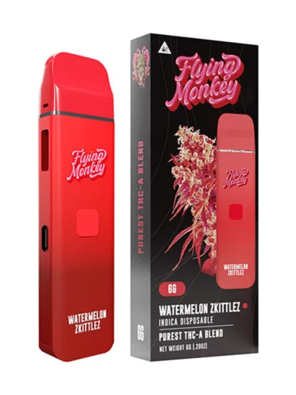 Watermelon Zkittlez Flying Monkey Purest THC-A Blend Disposable 6G Best Price