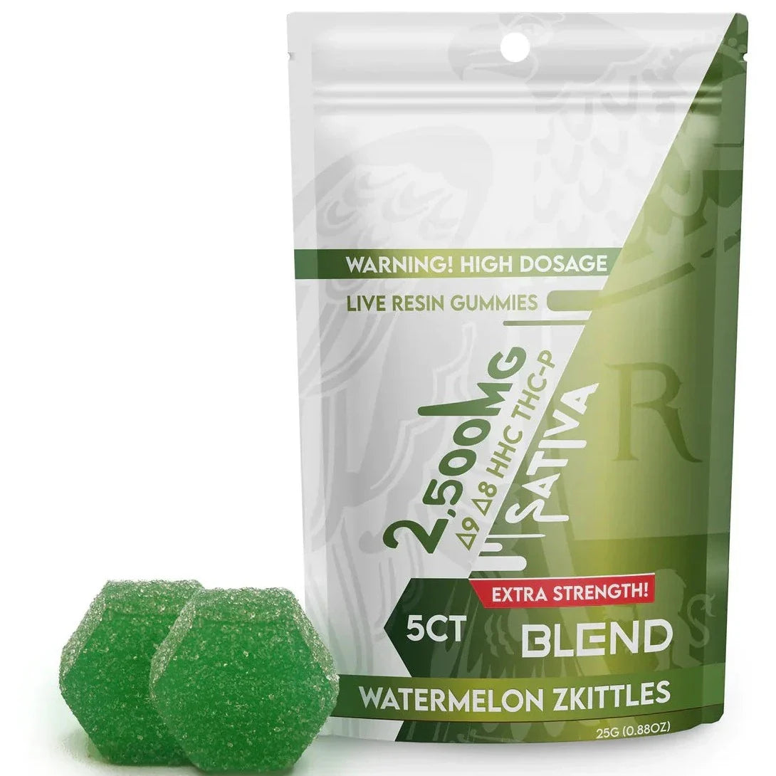 Blend Live Resin Delta 9 + THCP Blend Gummies 2500mg - 15000mg