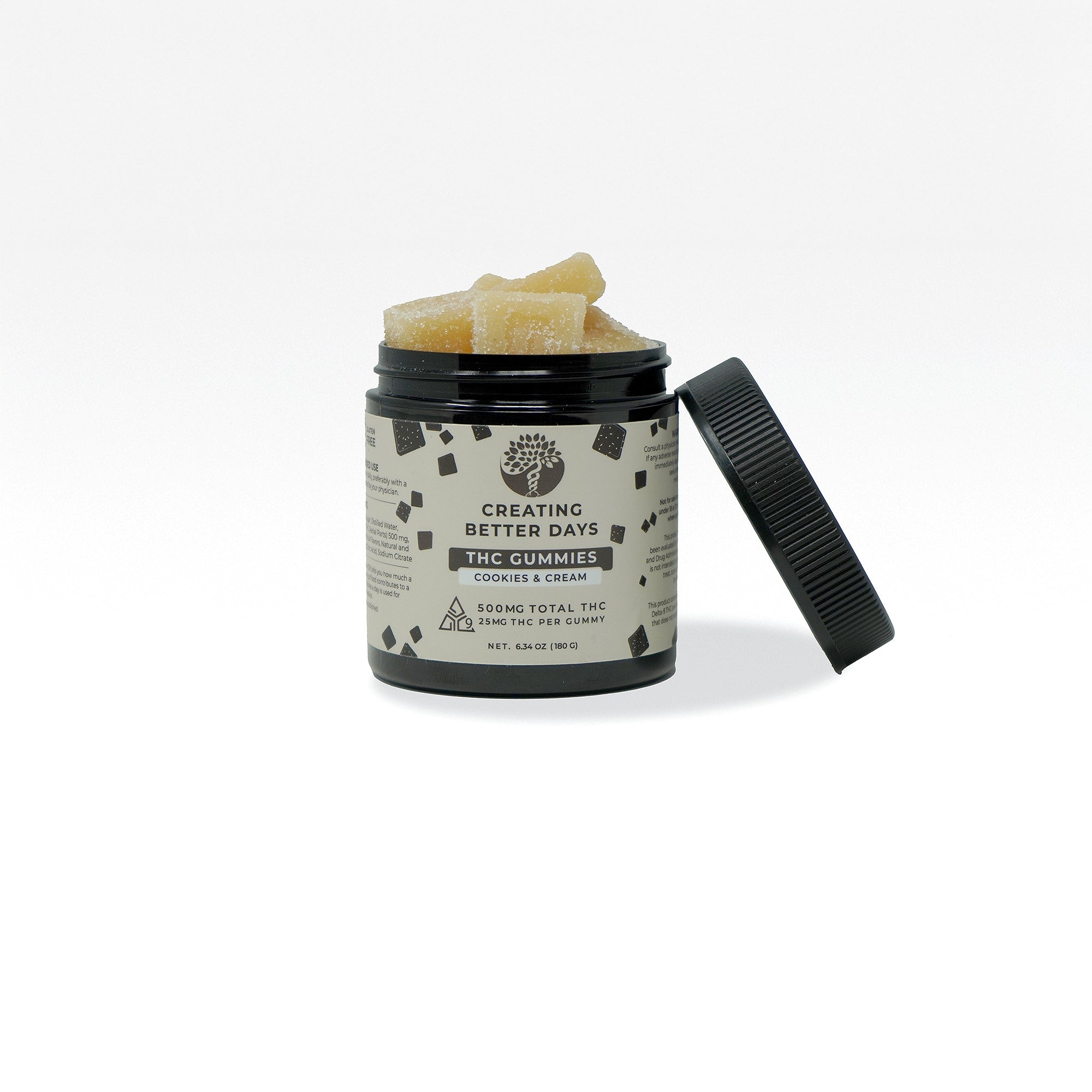 Cookies & Cream Delta 9 Gummies 500 MG