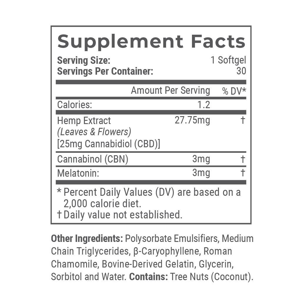 Joy Organics 25mg CBD Sleep Softgels Best Price