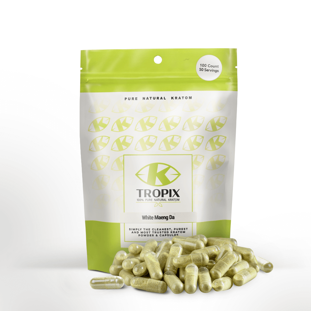 White Maeng Da capsules