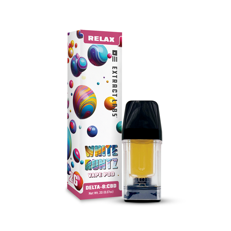 Extract Labs Delta 8 Relax Pod | White Runtz | Hybrid