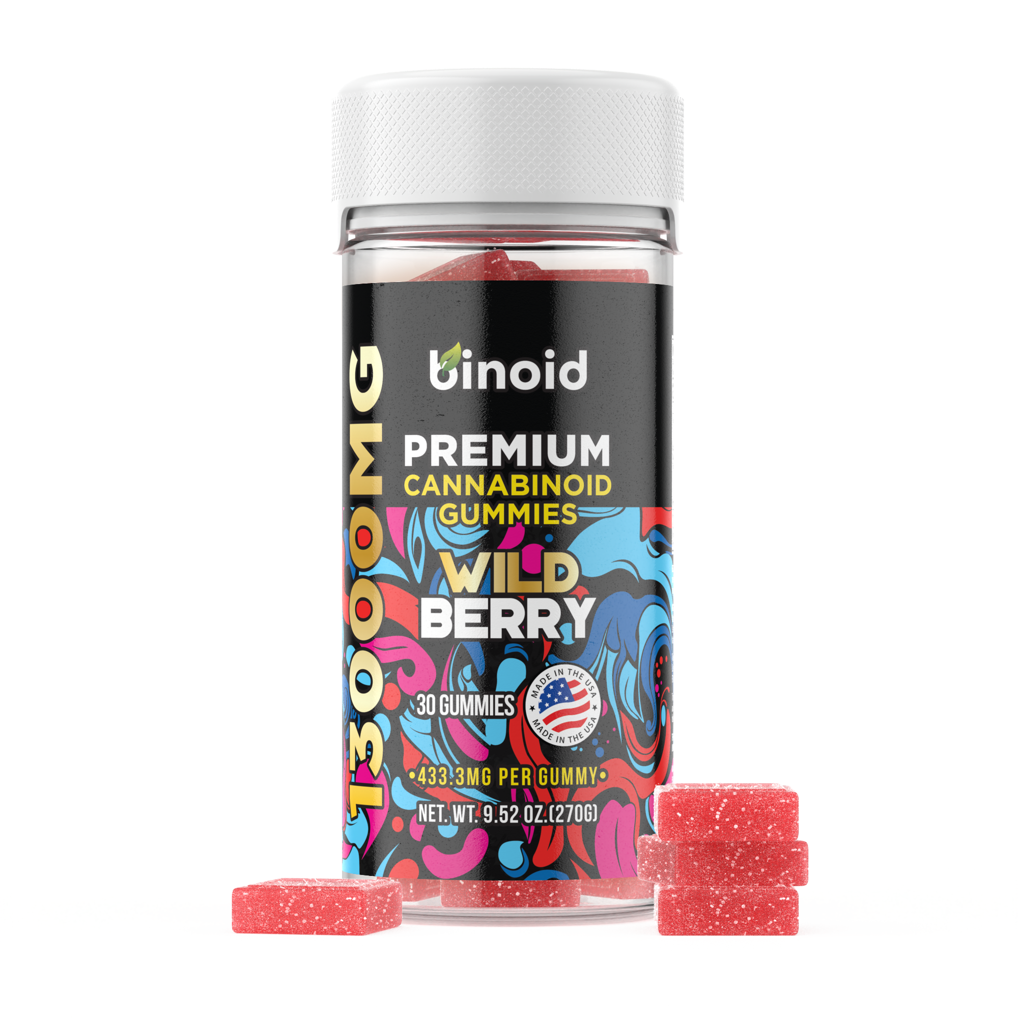 Binoid 13,000mg Gummies (Good Luck)