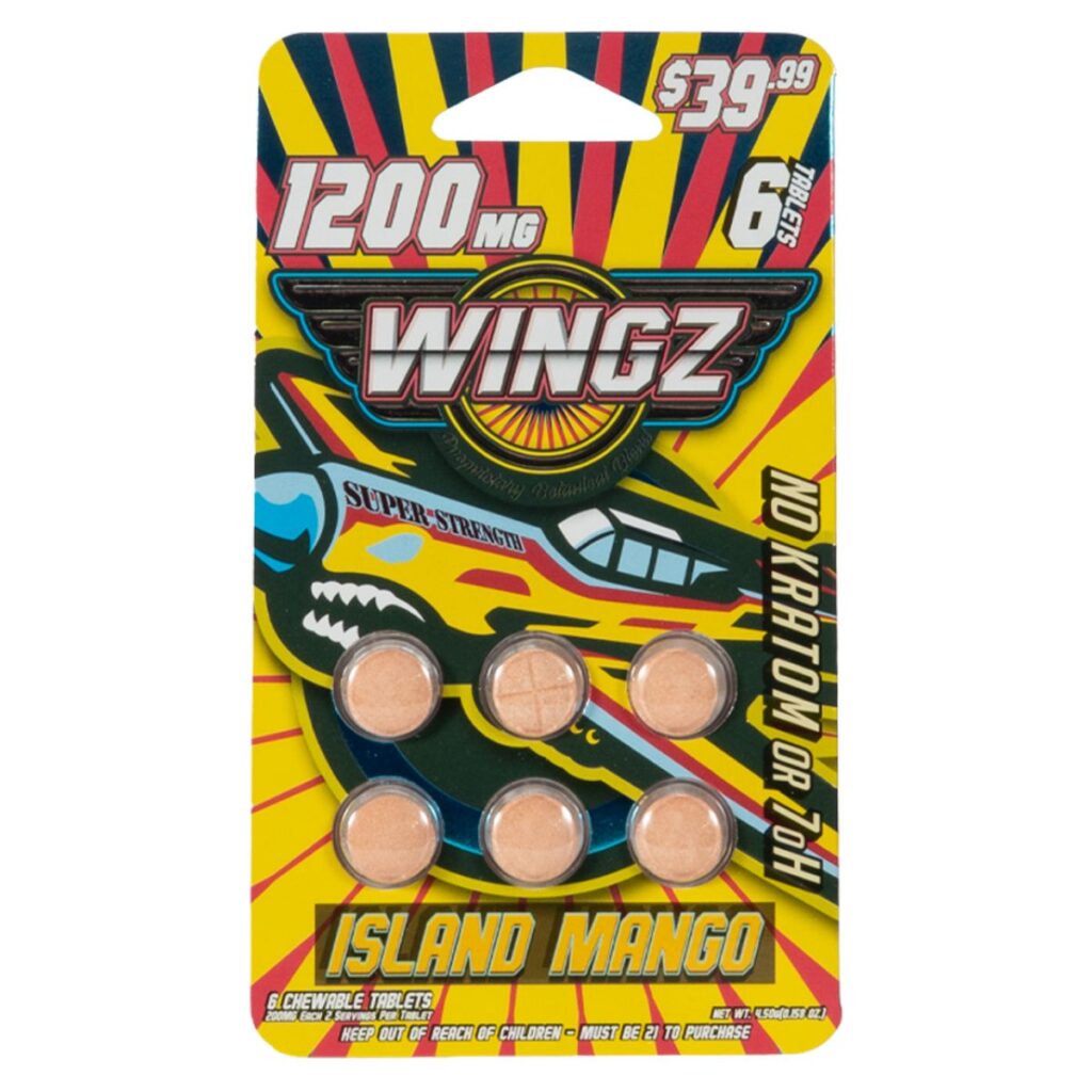 Wingz 1200mg Super Strength Botanical Blend Tablets 6pk