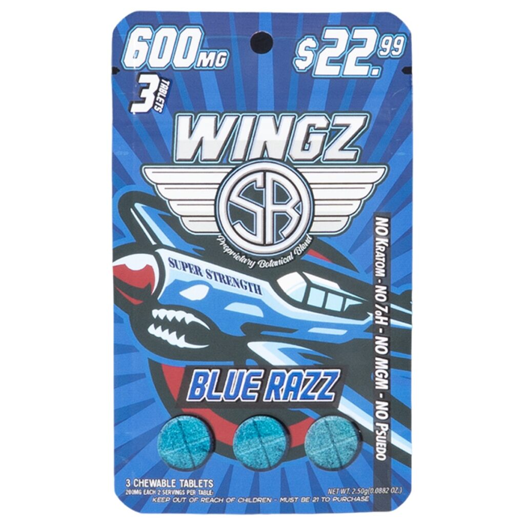 Wingz 600mg Super Strength Botanical Blend 3pk Tablets