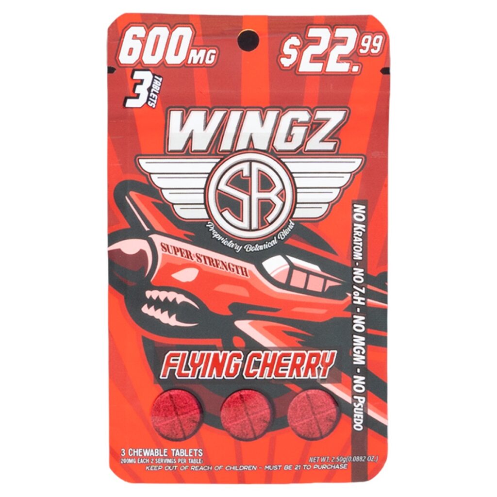 Wingz 600mg Super Strength Botanical Blend 3pk Tablets