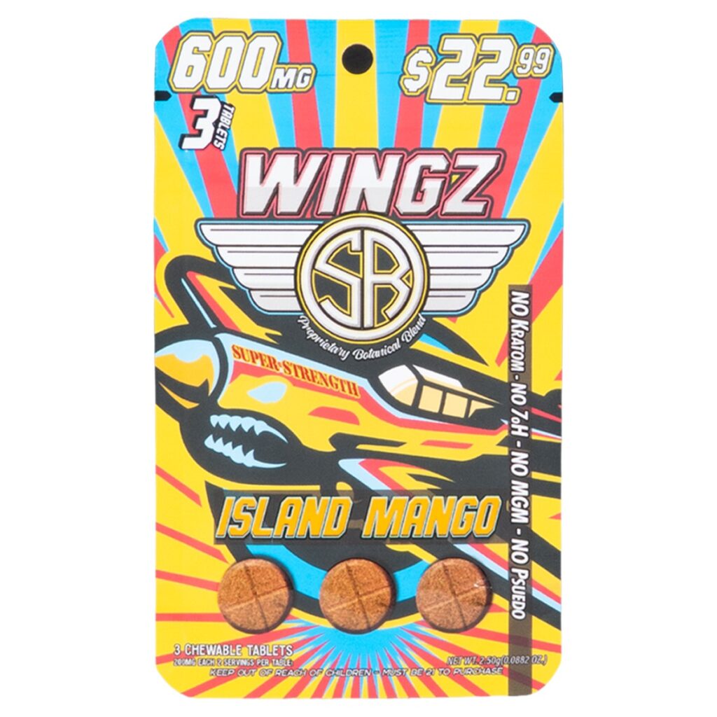 Wingz 600mg Super Strength Botanical Blend 3pk Tablets