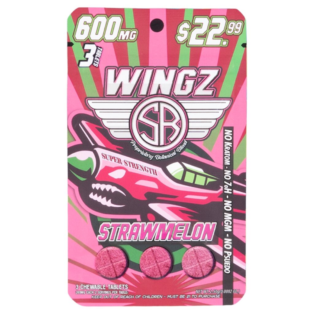 Wingz 600mg Super Strength Botanical Blend 3pk Tablets