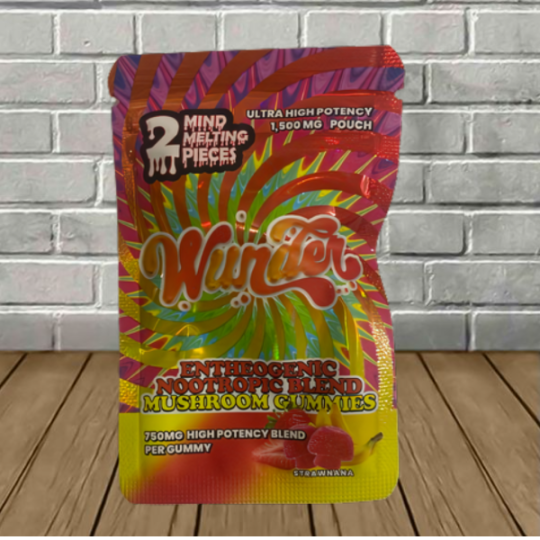 Wunder Mushroom 12000mg + Kava 1000mg Gummies 10ct