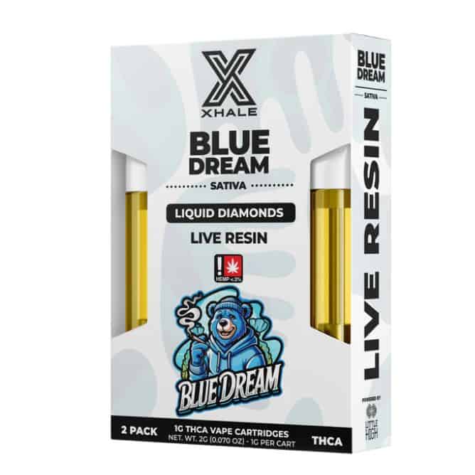 Xhale Live Resin THCa Liquid Diamonds Cartridge
