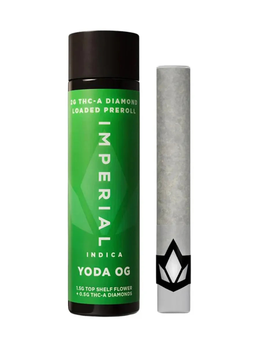 Yoda OG Imperial THCA Diamond Loaded Pre-Roll 2G