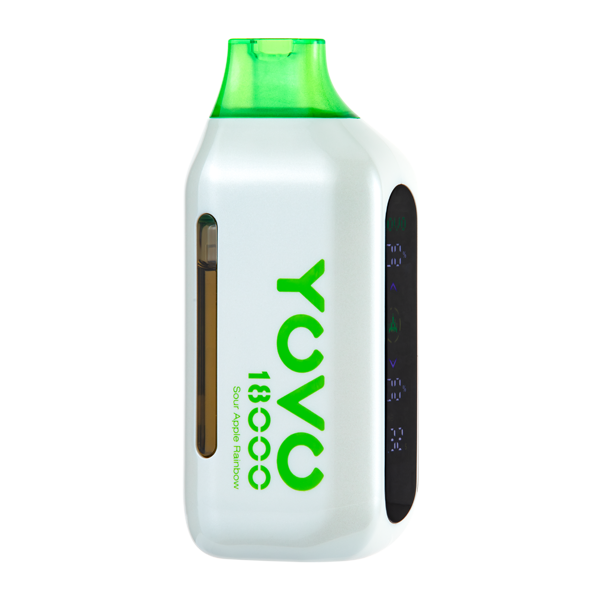 Sour Apple Rainbow YOVO Ultra 18000 Best Sales Price - Disposables