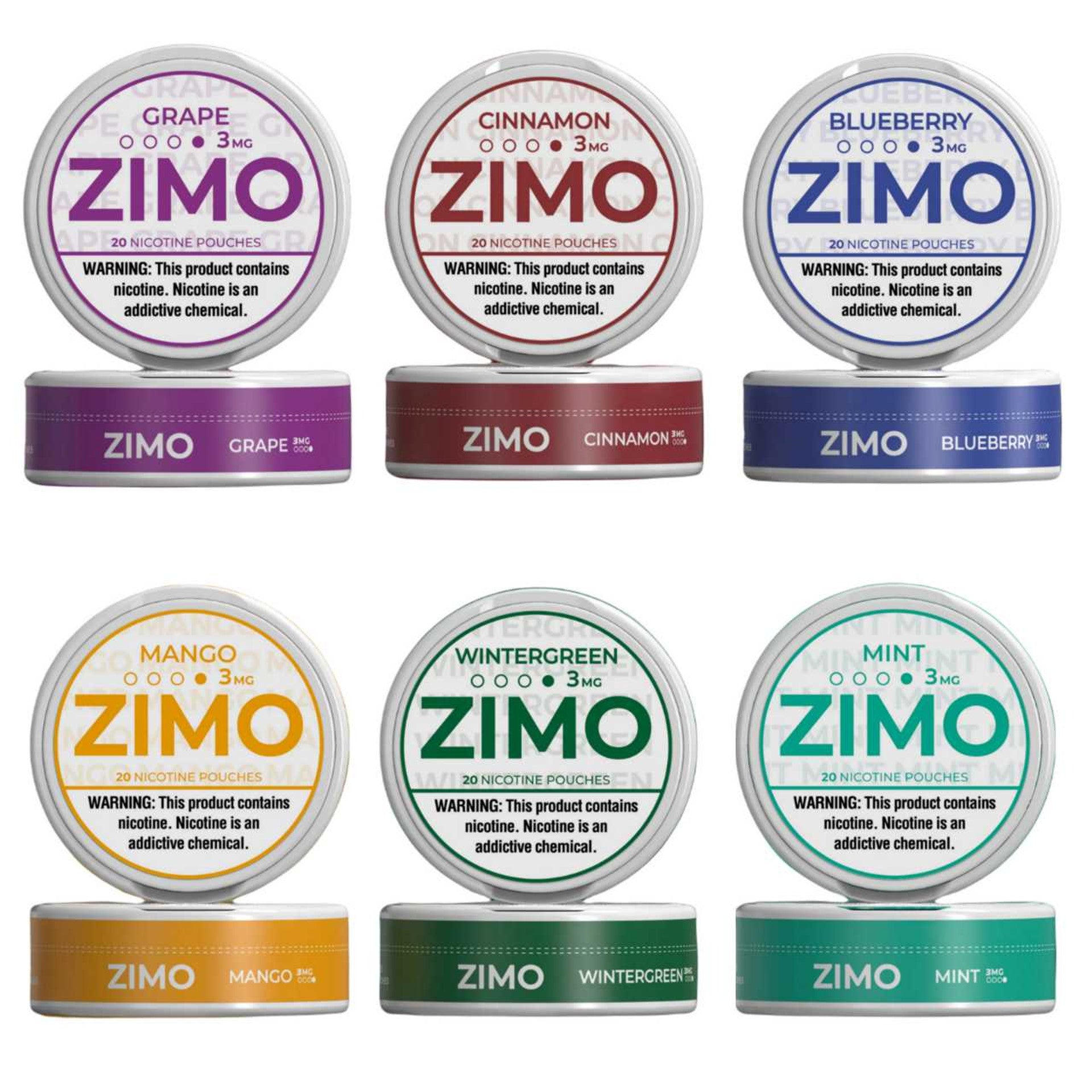 ZIMO Nicotine Pouches (Pack of 5)